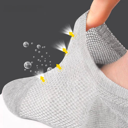 SOCQUETTES ANTI-ODEUR & CONFORT - LOT DE 5